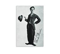 ZZXCHG Lienzo De Impresión 60x90cm Charlie Chaplin stampa dipinti per soggiorno camera da letto decorazione Senza Cornice