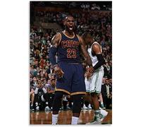 ZZXCHG Lienzo De Impresión 60x90cm Famosa stella del basket Lebron James Classic Roaring Print Picture Paintings per la decorazione della camera da letto del soggiorno Senza Cornice