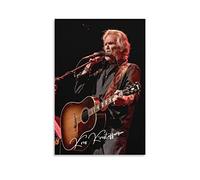 ZZXCHG Lienzo De Impresión 60x90cm Kris Kristofferson Poster Decorazione Soggiorno Camera da letto Pittura Senza Cornice