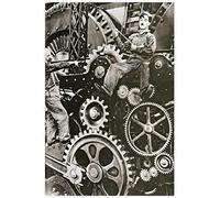 ZZXCHG Pintura De La Lona 30x50cm Classic Movie Modern Times Poster Canvas Wall Art Room Pictures for Bedroom Gifts Decor Senza Cornice