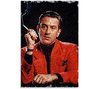 ZZXCHG Pintura De La Lona 30x50cm Vintage Robert De NIRO Casino995 Poster del film e arte della parete Arredamento moderno della camera da letto della famiglia Senza Cornice