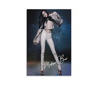 ZZXCHG Pintura De La Lona 40x60cm Madison Beer Poster e Wall Art Modern Family camera da letto Decor Senza Cornice