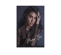 ZZXCHG Pintura De La Lona 50x70cm Madison Beer Poster Canvas Wall Art Room Pictures for Bedroom Gifts Decor Senza Cornice