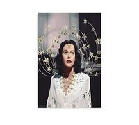 ZZXCHG Pintura De La Lona 60x80 Hedy Lamarr Poster Canvas Wall Art Room Pictures for Bedroom Gifts Decor Senza Cornice