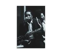 ZZXCHG Pintura De La Lona 60x80 John Coltrane Alice Coltrane stampa dipinti per soggiorno camera da letto decorazione Senza Cornice