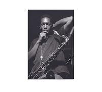 ZZXCHG Pintura De La Lona 60x80 John Coltrane Poster Wall Art for Office Home Decor Camera da letto Decorazione regalo Senza Cornice
