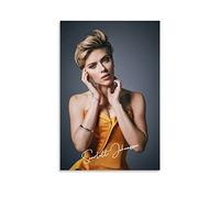 ZZXCHG Pintura De La Lona 60x80 Scarlett Johansson Poster Soggiorno Camera da letto Pittura Opera d'arte Senza Cornice