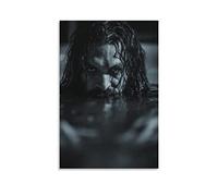 ZZXCHG Pintura De La Lona 60x90cm Jason Momoa Canvas Wall Art Soggiorno Poster Camera da letto Decor Painting Senza Cornice