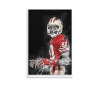 ZZXCHG Pintura De La Lona 60x90cm Jerry Rice Canvas Wall Art Soggiorno Poster Camera da letto Decor Painting Senza Cornice