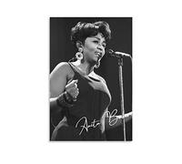 ZZXCHG Tela De Lienzo 50x70cm Anita Baker Canvas Wall Art Soggiorno Poster Camera da letto Decor Painting Senza Cornice