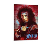 ZZXCHG Tela De Lienzo 50x70cm Rapper hip-hop americano Ronnie J-ames Dio Poster 1 Camera da letto familiare Sala Studio Poster Decor Senza Cornice