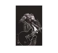 ZZXCHG Tela De Lienzo 60x80 B. B. King Poster Canvas Wall Art Room Pictures for Bedroom Gifts Decor Senza Cornice
