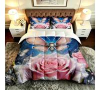ZZXHG Edredón Estampado 3D Gato Naranja 150x200cm para Todo el Año-A215