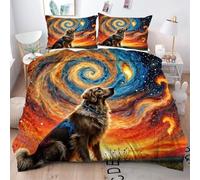 ZZXHG Funda Nordica Cama 150-220x240 cm Golden Retriever para JóVenes, Fundas de Edredón de Microfibra, Juego de Ropa de Cama con Cierre de Cremallera + 2 Fundas de Almohadas 50x75 cm_A2945