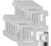 ZZXLOPEZ 12 Piezas Almohadillas de Limpieza para Ecovacs Winbot W2 PRO/W2 PRO Omni/W2 Omni/W2/W1 Pro/W1, Paño de Limpieza Microfibra para Limpiar Ventanas, Limpieza Reutilizable