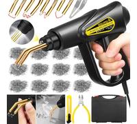ZZXLOPEZ 200W Soldador de Plástico, Plástico Soldadura Máquina para la Reparación de Parachoques de Coche con 1000PCS Grapas, Plástico Soldadura Máquina para Reparación de Piezas de Plástico