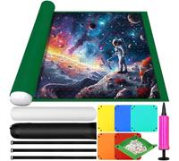 ZZXLOPEZ Tapete Puzzle, Tapete para Enrollar Puzzles para 1000 1500 2000 3000 Piezas, Puzzle Pad Puzzle Mat Roll Up, Fieltro Estera de Rompecabezas Portátil, Accesorio para Guarda Puzzles