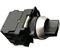 ZZYAO Interruptor selector de control industrial M22-WK-K01, 2 posiciones, 1 NC, con reinicio automático, interruptor momentáneo modular, 10 unidades,1226