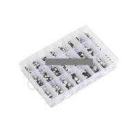 ZZYAO Kit surtido de 400 condensadores electrolíticos aluminio SMD 24 valores (1uF-1000uF, 6,3 V-50 V) + caja con medidores capacitancia .y27