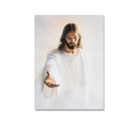 ZZYGGN GMGSW Arte mural de la Mano de Dios sobre lienzo Pintura religiosa cristiana Religión Póster y grabados bíblicos para la decoración del salón en casa Cuadro 16x20 pulgadas sin marco