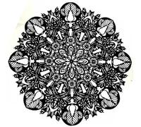 ZZYGGN GMGSW Cada vez más pequeño de M.C Escher Pintura en lienzo Arte mural vintage Grabados florales Póster de M.C Escher para decoración del hogar 50x50cmx1 sin marco