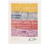 ZZYGGN GMGSW Casco Viejo, póster de 1928 de Paul Klee Arte mural en lienzo Impresiones estéticas Abstracto Pintura de Paul Klee para oficina en casa Decoración cuadrática 40x65cmx1 sin marco