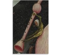 ZZYGGN GMGSW Gaita dejada por Hieronymus Bosch Arte mural Cuadro de lienzo vintage Póster y grabados de Hieronymus Bosch para decoración del hogar 16x20in sin marco