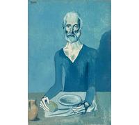ZZYGGN GMGSW Grabados de lienzo de Pablo Picasso 《El asceta》 Arte mural abstracto Póster de Pablo Picasso Pintura vintage para el hogar Decoración de pared 40x55cm Sin marco