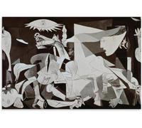 ZZYGGN GMGSW Guernica de Pablo Picasso Pintura vintage en lienzo Arte abstracto en la pared Cuadro vintage Grabados de Pablo Picasso para decoración del salón 50x80cm Sin marco