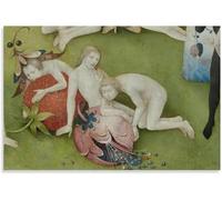 ZZYGGN GMGSW Hombre comiendo una cereza de Hieronymus Bosch Cuadro de pared Pintura vintage de lienzo Hieronymus Bosch Póster y grabados para decoración del hogar 16x20in Sin marco