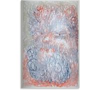 ZZYGGN GMGSW Líneas Rojas Azules de Paul Klee Arte mural Cuadro Cuadro abstracto de lienzo Póster de Paul Klee Impresiones estéticas para la decoración de oficina en casa 16x20inx1 Sin marco