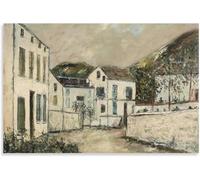ZZYGGN GMGSW Paisaje corsa de Maurice Utrillo Póster e impresiones Arte mural vintage Pintura en lienzo de Maurice Utrillo para decoración del hogar 40x55cm Sin marco