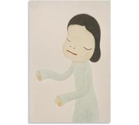 ZZYGGN GMGSW Póster de Yoshitomo Nara《Muñeca sonámbula》Arte de pared en lienzo Yoshitomo Nara Impresiones y pintura Imagen estética para decoración de arte de dormitorio 40x55cm Sin marco