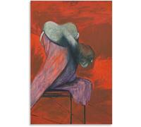 ZZYGGN GMGSW Sin título por Francis Bacon Póster e impresiones Francis Bacon Arte mural abstracto Pintura retro en lienzo para el hogar Decoración mural 40x55cm Sin marco