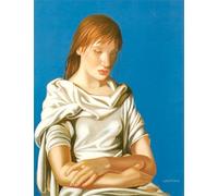 ZZYGGN GMGSW Tamara de Lempicka Póster《Joven dama con los brazos cruzados》Arte de pared Pintura retro en lienzo Tamara de Lempicka Impresiones de pared Decoración del hogar 50x75cm Sin marco