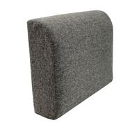 ZZYK Gris,70x48x15cm,Cojín De Sofá Cuña Almohada De Soporte De Lectura Almohadilla De Espuma De Alta Densidad Cabecero Completo Relleno De Huecos con Cubierta Extraíble
