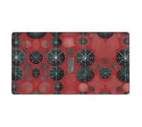 ZZYYDS Alfombrilla de escritorio grande con patrón de armas biológicas para teclado, base de goma, patrón de impresión completa para oficina, juegos, laptop, PC, color negro
