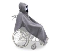 ZZZANA Manta para Silla de Ruedas para Adultos, Poncho con Capucha para Silla de Ruedas Manta de Viaje para Invierno Manta con Capucha para Personas Mayores