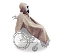 ZZZANA Manta para Silla de Ruedas para Adultos, Poncho con Capucha para Silla de Ruedas Manta de Viaje para Invierno Manta con Capucha para Personas Mayores