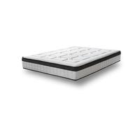 ZzzBlue.com Colchón Muelles Enscados Aria de firmeza Medio-Alta de 25 cm con técnología MultiSpring y Capa de viscogel para adaptabilidad y transpiración. Independencia de lechos (90 x 180 cm)