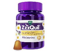ZzzQuil Sueño Melatonina Dormir Mango y Plátano 30 Gummies